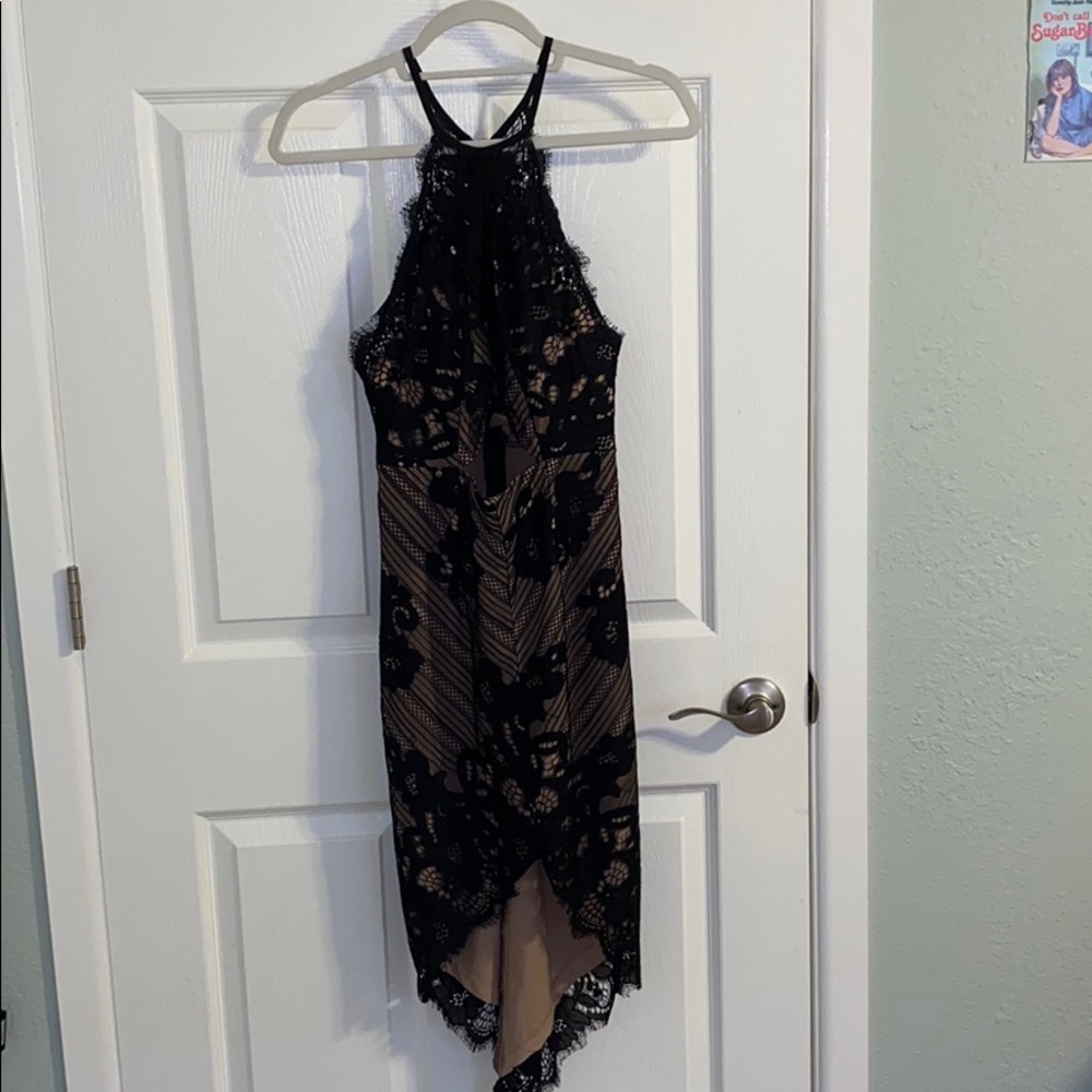 NWT Black lace cocktail dress